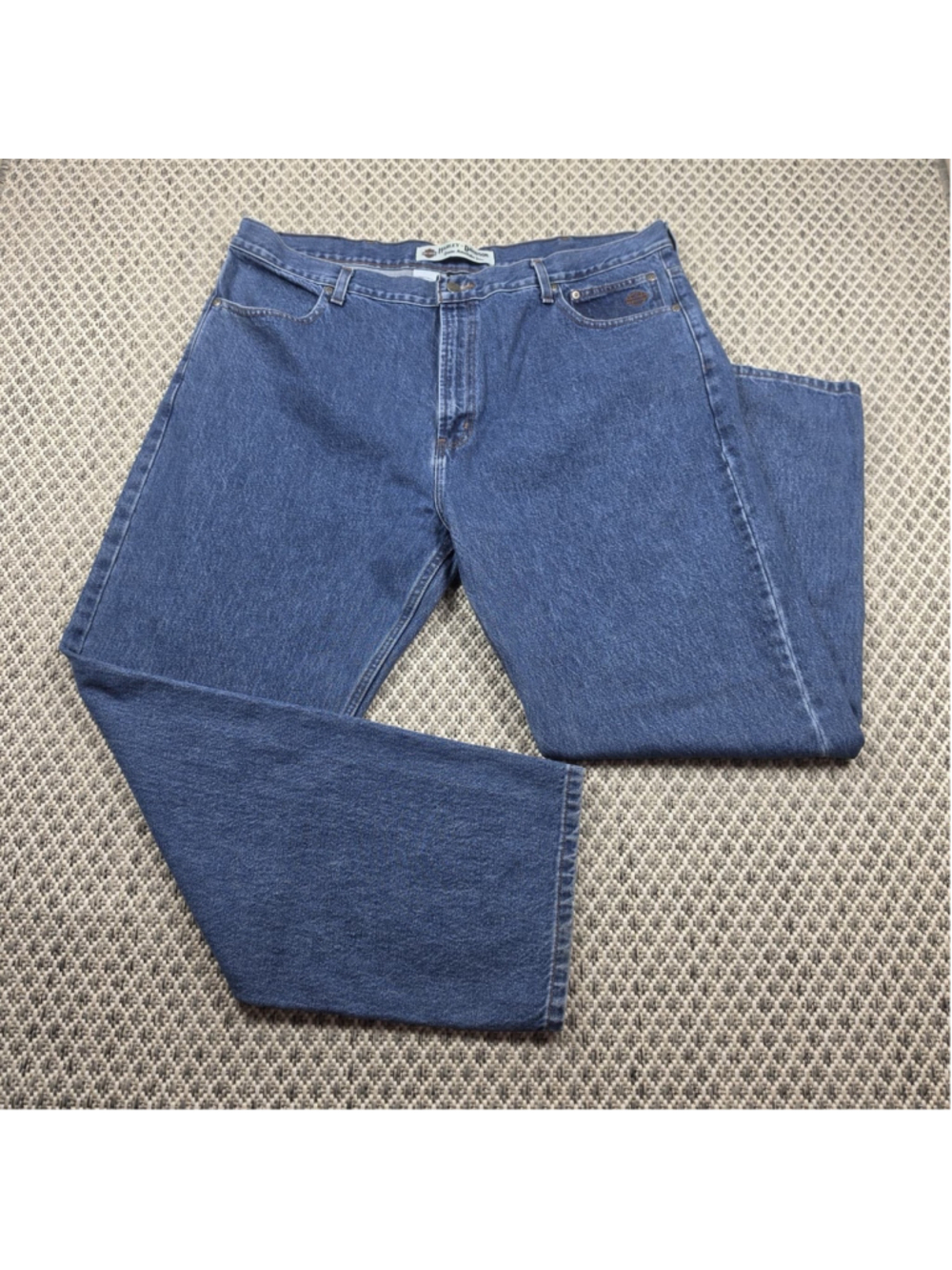 Harley Davidson Genuine MotorClothes Jeans Men’s 42x30 Blue Straight Leg